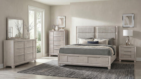 Farre Dresser Mirror Washed Grey view 6