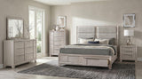 Farre Eastern King Upholstered Storage Platform Bed Washed Grey view 11