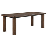 Faulkner 84-inch Extension Wood Dining Table Brown Oak from Decor Furniture