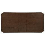 Faulkner 84-inch Extension Wood Dining Table Brown Oak view 5