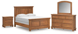 Feddinger Medium Brown Panel Bedroom Set from Decor Furniture