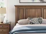 Feddinger Medium Brown Panel Bedroom Set Queen 3: Bed, Dresser, Mirror from Decor Furniture