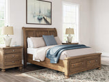Feddinger Medium Brown Storage Sleigh Bedroom Set view 11
