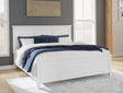 Fortman White Panel Bedroom Set King 3: Bed, Dresser, Mirror from Decor Furniture