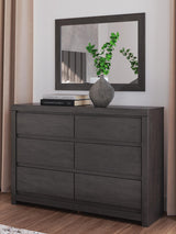 Fraluna Charcoal Panel Storage Bedroom Set view 19