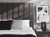Fraluna Charcoal Panel Storage Bedroom Set King 3: Bed, Dresser, Mirror from Decor Furniture