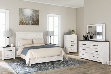 Gerridan White/Gray Panel Bedroom Set view 5