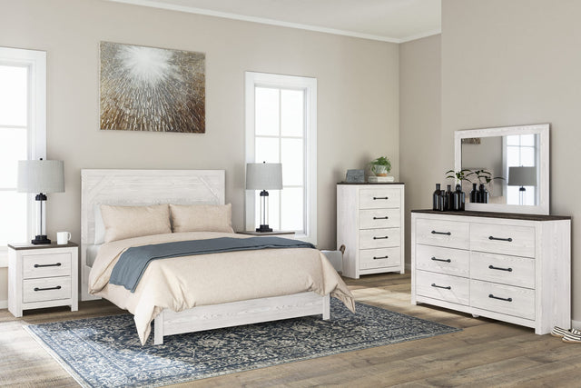 Gerridan White/Gray Panel Bedroom Set view 5