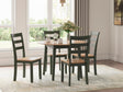 Gesthaven Natural/Green Dining Set from Decor Furniture