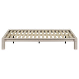 Gislen Twin Easy Assembly Wood Platform Bed White view 3