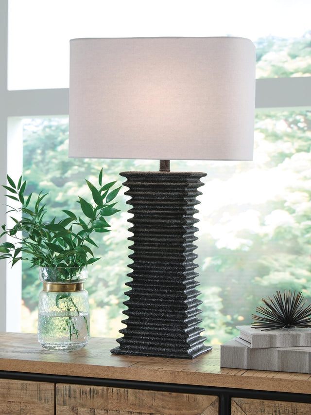 Golzar Black Table Lamp from Decor Furniture
