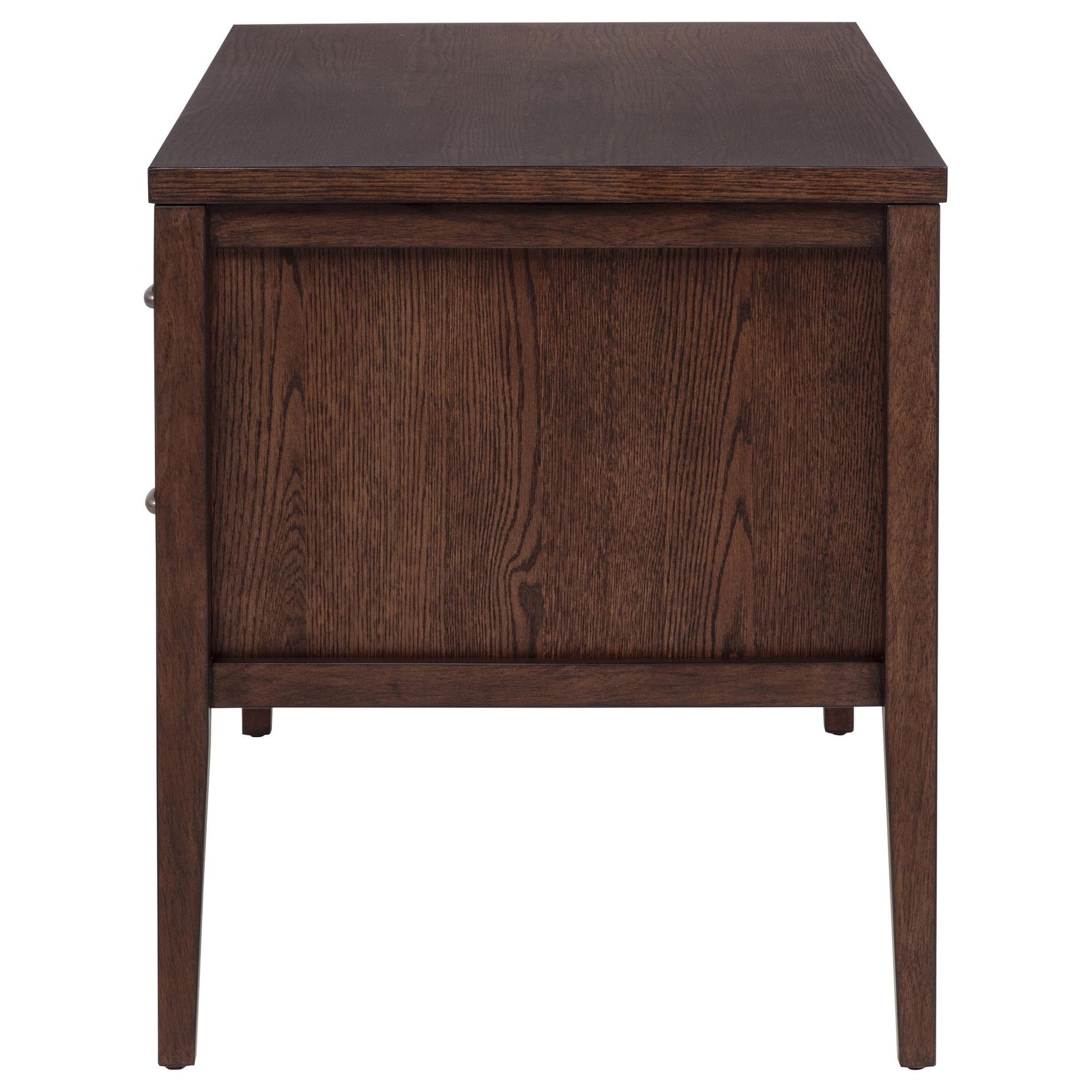 Graham 54-inch 4-drawer Double Pedestal Lift Top Computer Desk Chocolate view 7