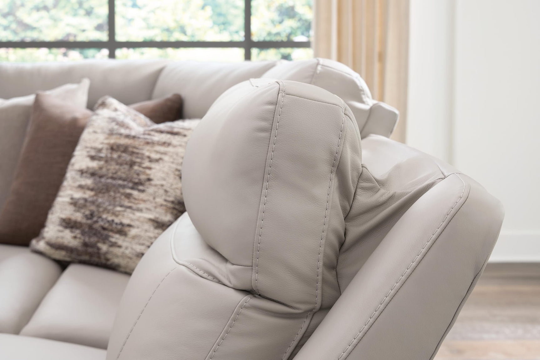 Gravier Gray 5-Piece Power Reclining Sectional view 2