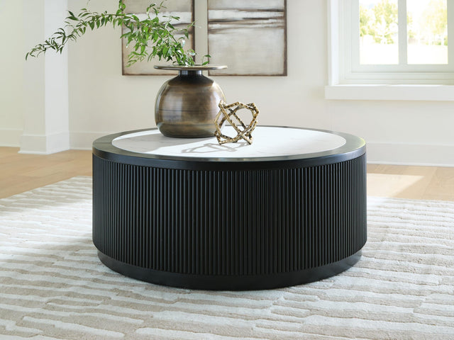 Grayman Black Coffee Table from Decor Furniture