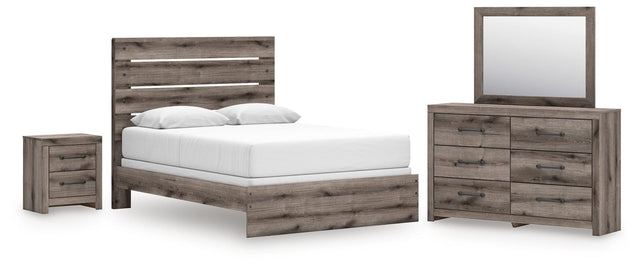 Graystorm Brown Gray Panel Bedroom Set from Decor Furniture