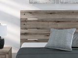 Graystorm Brown Gray Panel Bedroom Set Queen 3: Bed, Dresser, Mirror from Decor Furniture