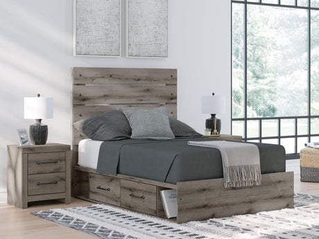 Graystorm Brown Gray Panel Storage Bedroom Set 2 view 11