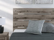 Graystorm Brown Gray Panel Storage Bedroom Set 2 Full 3: Bed, Dresser, Mirror from Decor Furniture