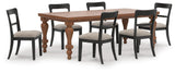 Greddinton Brown Dining Set from Decor Furniture