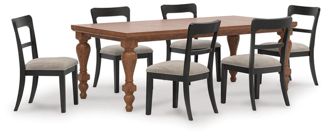 Greddinton Brown Dining Set from Decor Furniture