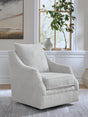 Gubbins Gray Swivel Accent Chair from Decor Furniture
