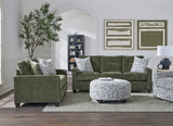 Haety Olive Sofa & Loveseat Set from Decor Furniture
