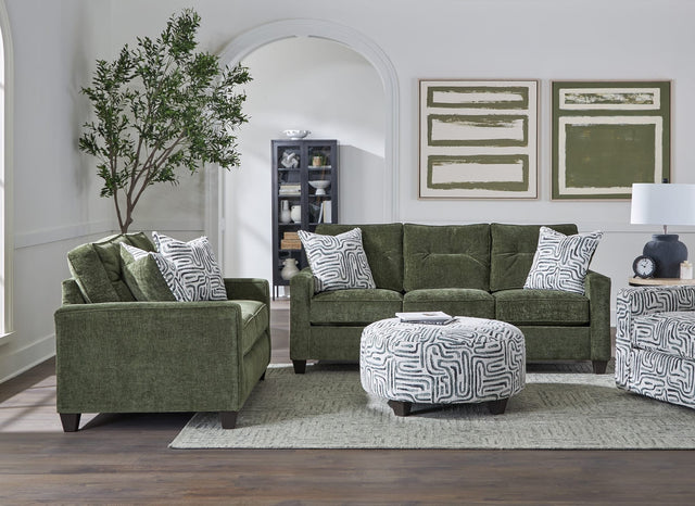 Haety Olive Sofa & Loveseat Set from Decor Furniture
