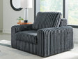HamlinBay Gunmetal Chenille Power Gliding Chaise view 6