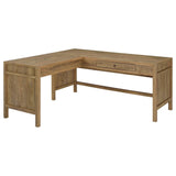 Hogan 1-drawer Lift Top L-shape Computer Writing Desk Mango view 4