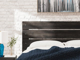 Hollivern Dark Gray Panel Bedroom Set King 3: Bed, Dresser, Mirror from Decor Furniture