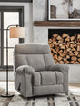 Hoyne Park Smoke Performance Fabric,Next-Gen Nuvella™,Chenille Recliner view 6