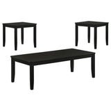 HP0426 Coffee Table 3 Pc Set Black from Decor Furniture