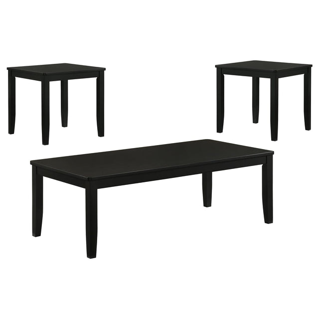 HP0426 Coffee Table 3 Pc Set Black from Decor Furniture