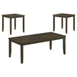 HP0426 Coffee Table 3 Pc Set Dark Brown from Decor Furniture