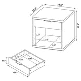 Ingram 2-Piece Coffee and End Table Set with Storage Latte view 14