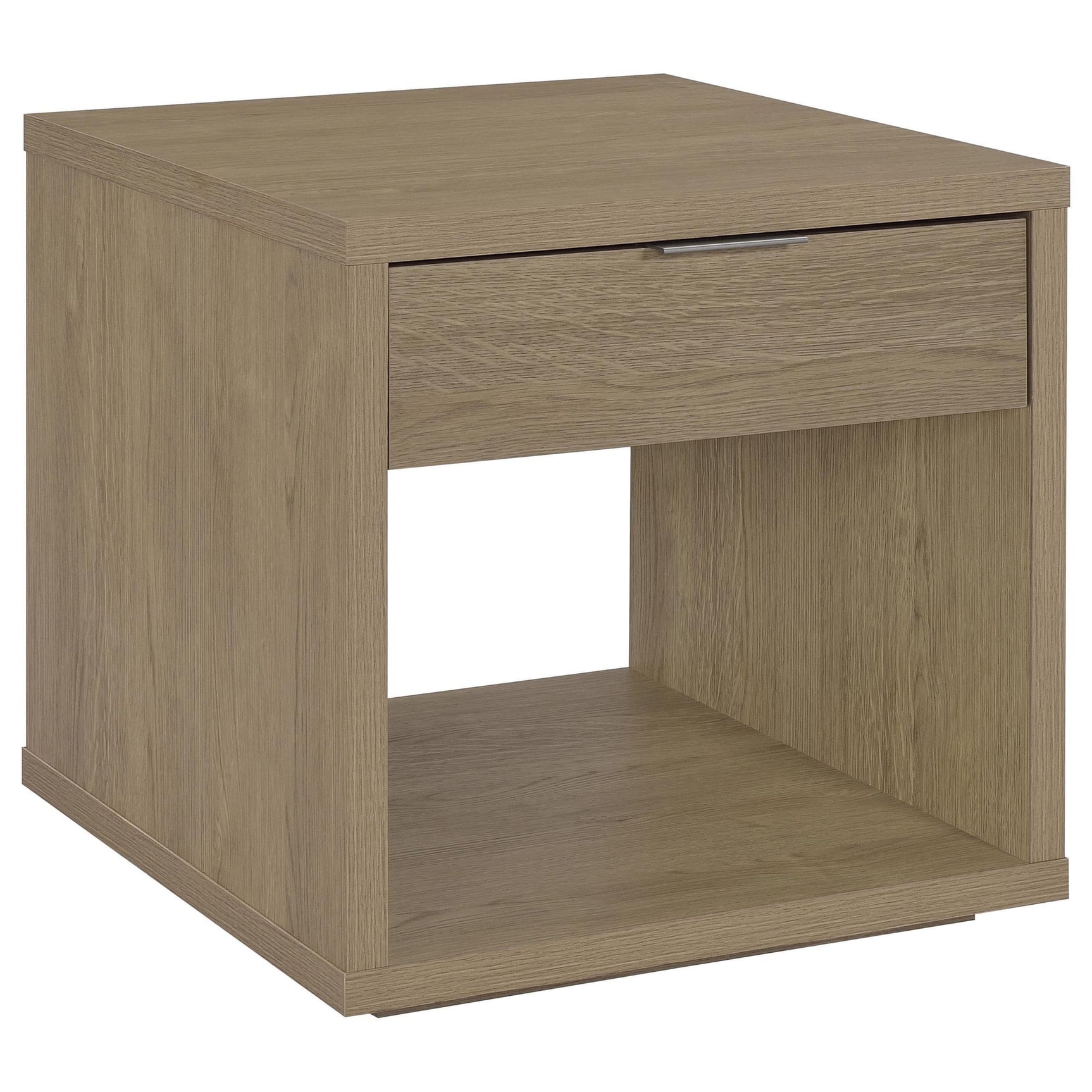 Ingram 3-Piece Coffee and End Table Set with Storage Latte view 3