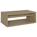 Ingram 3-Piece Coffee and End Table Set with Storage Latte view 12