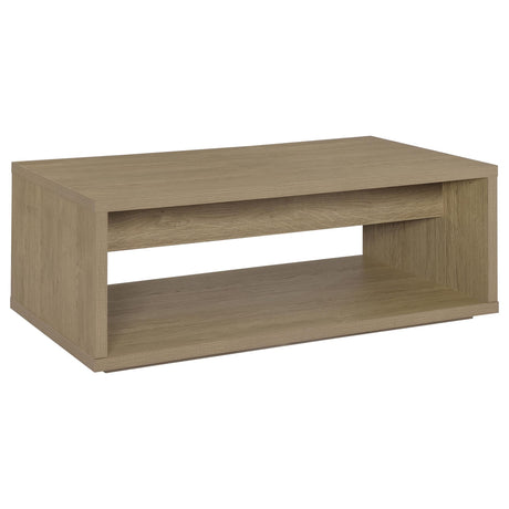 Ingram 3-Piece Coffee and End Table Set with Storage Latte view 12