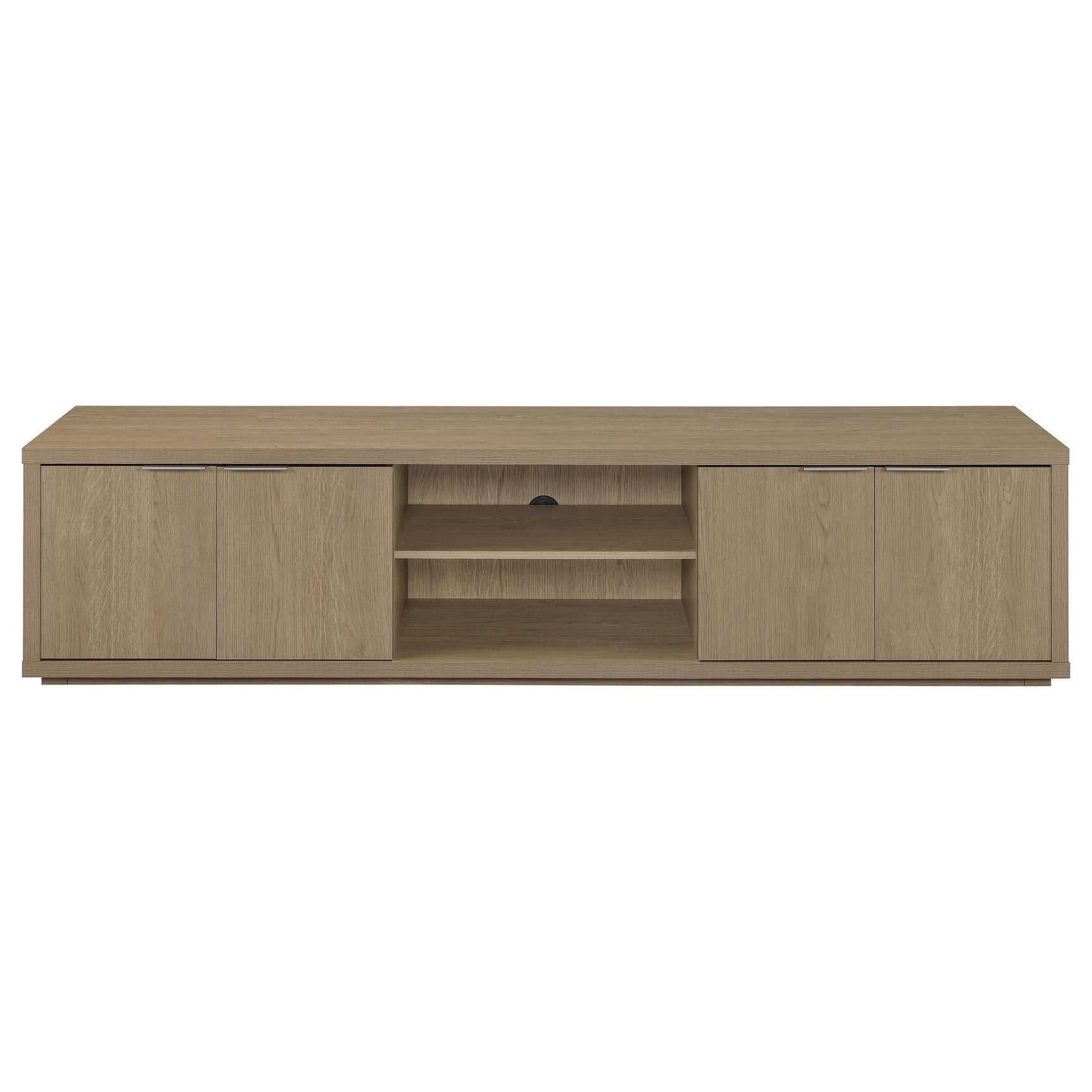 Ingram 4-Door TV Stand for TVs up to 85 Inches Latte view 3