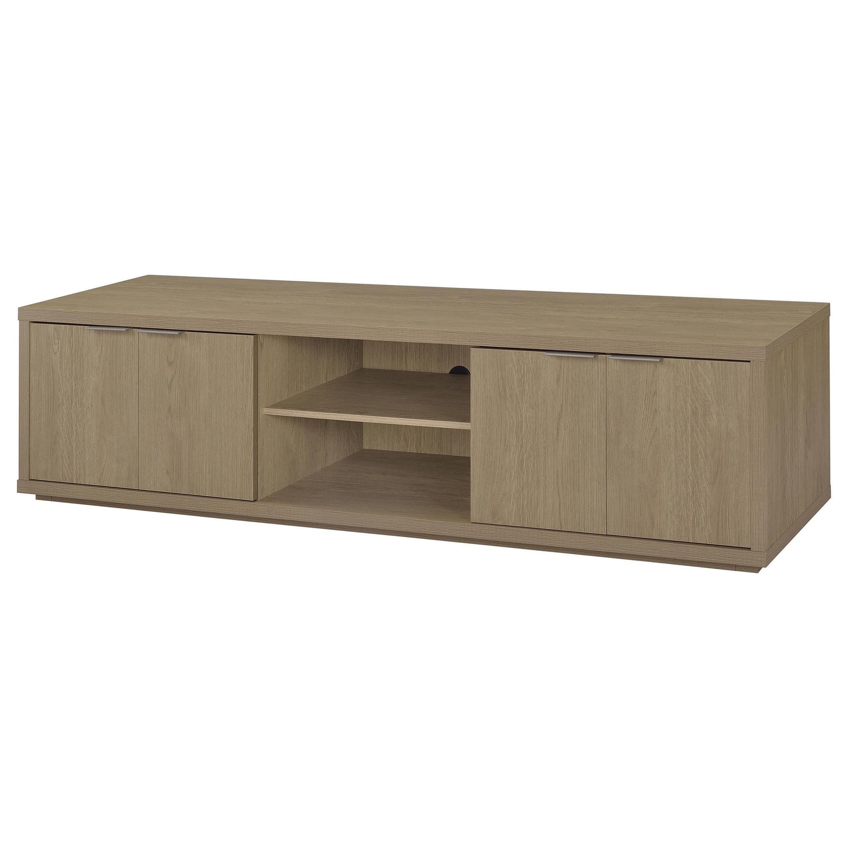 Ingram 4-Door TV Stand for TVs up to 85 Inches Latte view 4