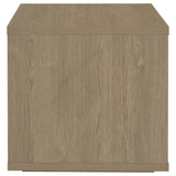 Ingram Square End Table with Drawer and Open Shelf Latte view 9