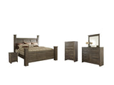 Juararo Dark Brown Poster Bedroom Set view 10