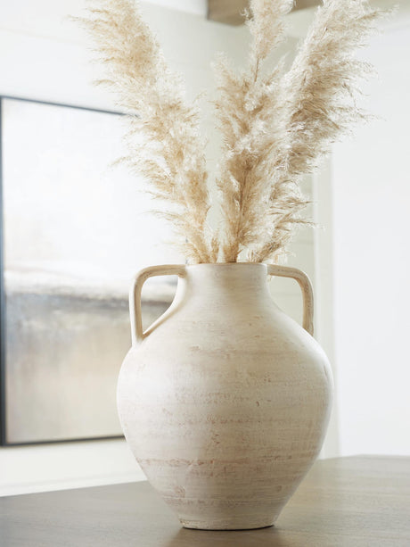 Justy Antique Beige Vase from Decor Furniture