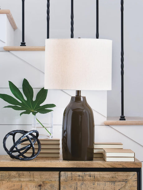 Jyler Brown Table Lamp from Decor Furniture