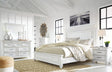 Kanwyn Whitewash Panel Bedroom Set with Multiple Configurations King 3: Bed, Dresser, Mirror from Decor Furniture