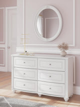 Kozlani White Upholstered Panel Storage Bedroom Set view 15
