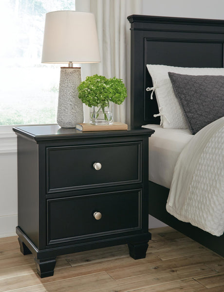 Lanolee Black Panel Storage Bedroom Set view 31
