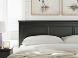 Lanolee Black Panel Storage Bedroom Set King 3: Bed, Dresser, Mirror from Decor Furniture