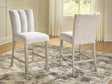 Larawyn Bisque Counter Height Barstool from Decor Furniture