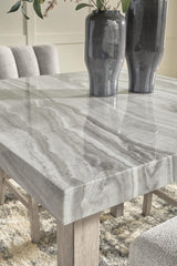 Larawyn Bisque Counter Height Dining Table detail view